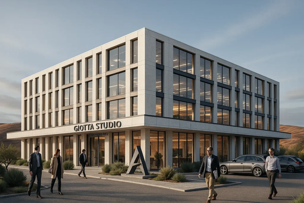 Rendering fotorealistico di un edificio moderno situato in Turchia con elementi architettonici ispirati alla tradizione locale | Fotorealistisches Rendering eines modernen Gebäudes in der Türkei mit traditionellen Elementen | Photorealistic rendering of a modern building in Turkey with locally inspired architectural elements