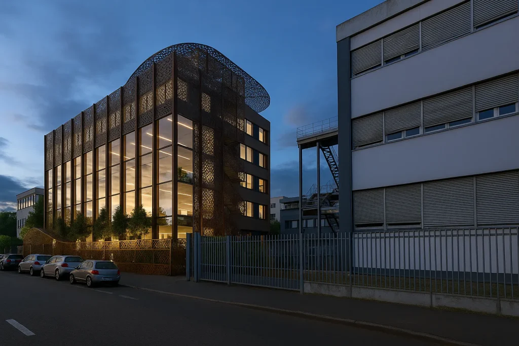 Rendering fotorealistico di uffici moderni situati a Milano con arredi su misura e luce naturale | Fotorealistisches Rendering moderner Büroräume in Mailand mit maßgefertigter Einrichtung und natürlichem Licht | Photorealistic rendering of modern office interiors in Milan with custom furniture and natural light