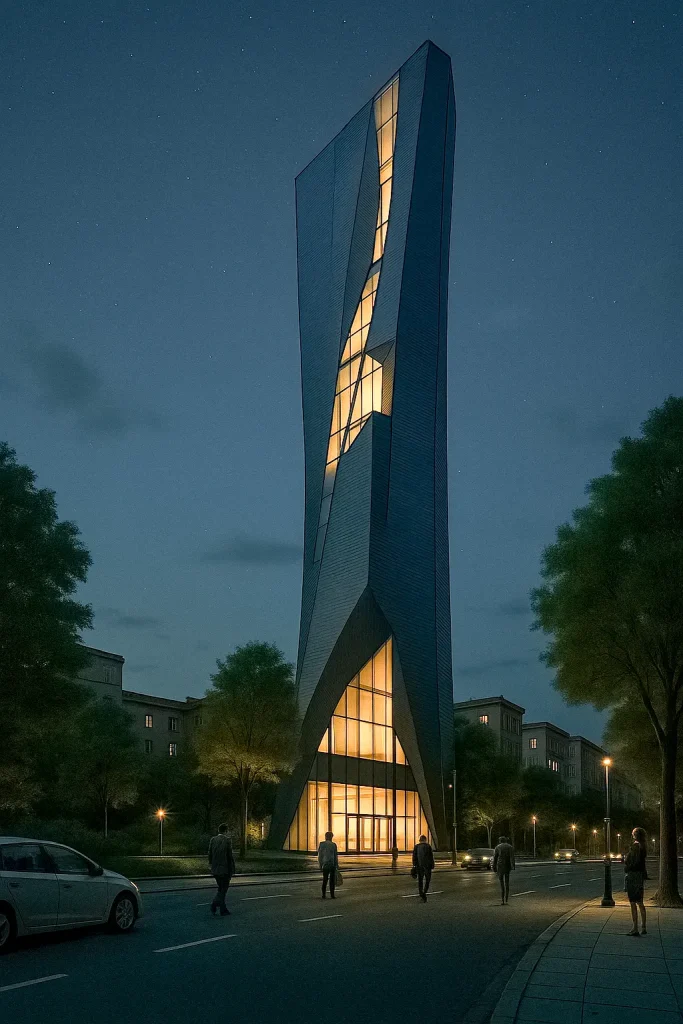 Rendering fotorealistico di un grattacielo a New York | Fotorealistisches Rendering eines Wolkenkratzers in New York | Photorealistic rendering of a skyscraper in New York